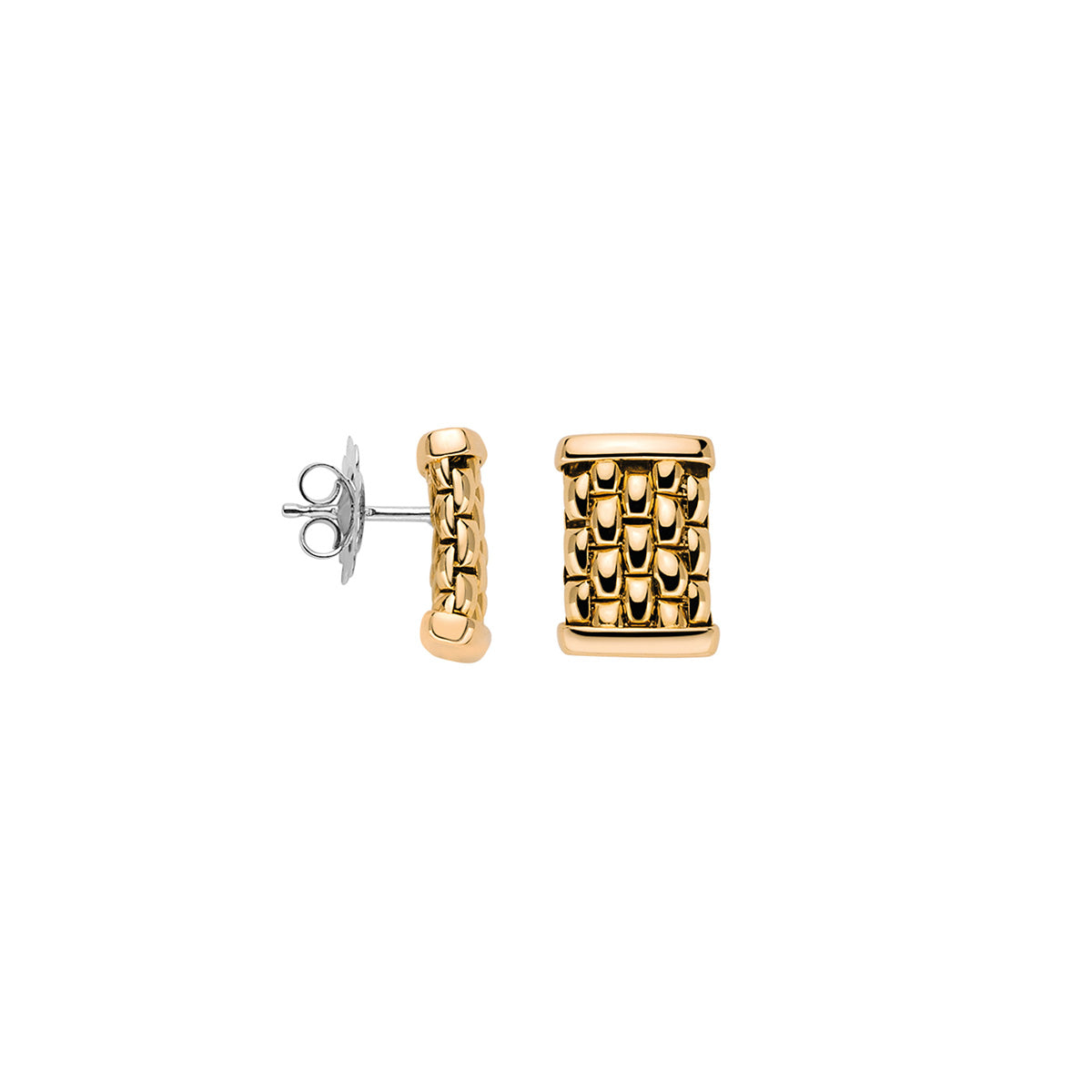 Essentials Woven Link Stud earrings