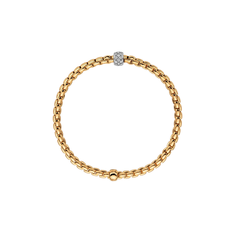 Bracelet Eka Flex'it avec pavé de diamants 4mm