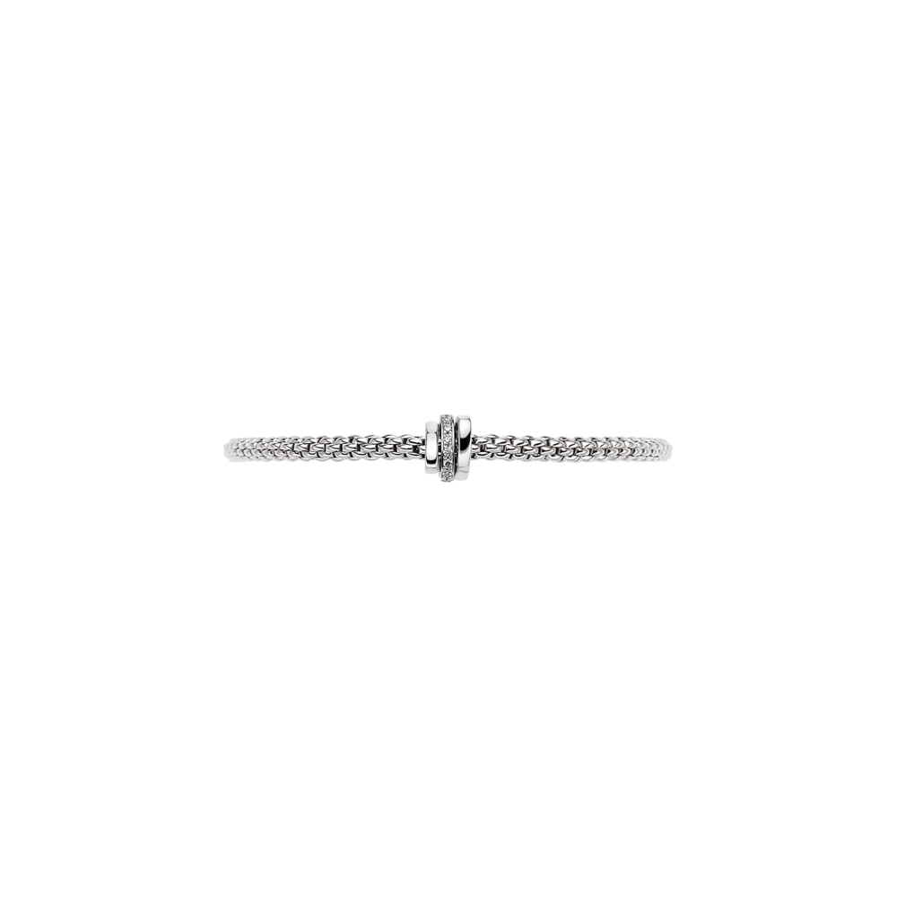 Bracelet Prima Flex'it avec 3 rangs de diamants 3.5mm