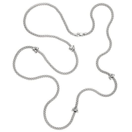 Prima Necklace with rondels (80cm)