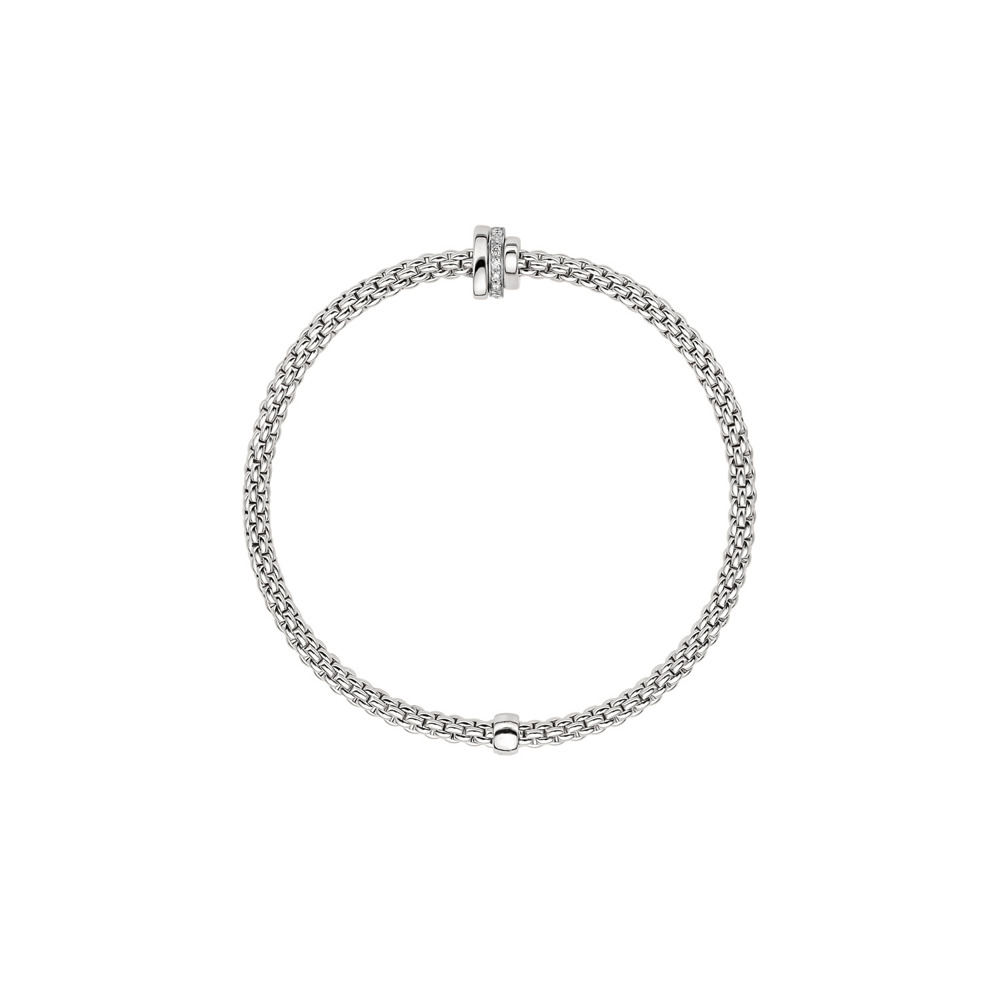 Bracelet Prima Flex'it avec 3 rangs de diamants 3.5mm