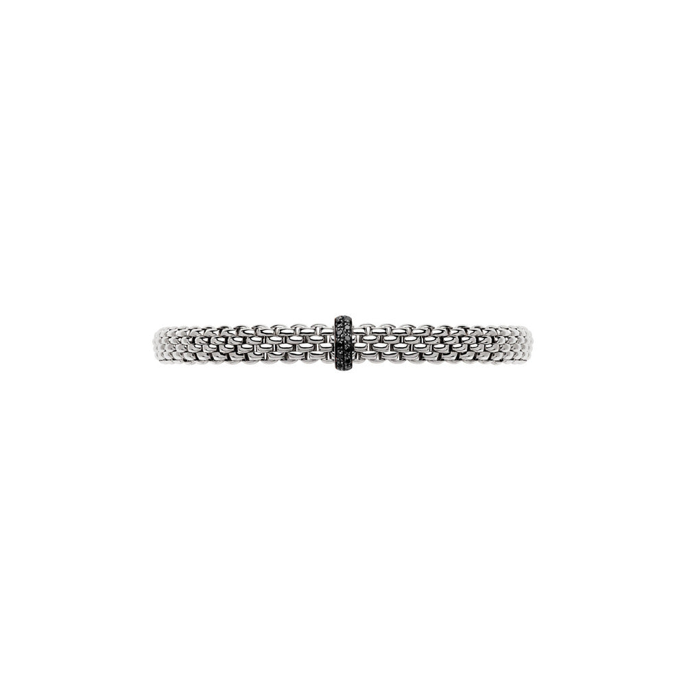 Bracelet Vendôme Flex'it avec diamants noirs 4,2 mm